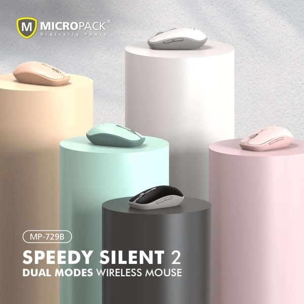 Chuột không dây MicroPack SPEEDY SILENT 2 MP-729B